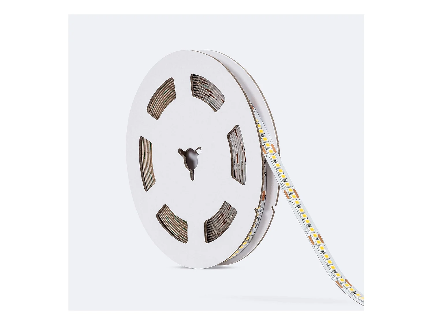 Tira LED 24V SMD 238 LED/m 5m 29W/m 4000lm/m High Lumen Ancho 10mm Corte 3cm IP20 2700K Blanco Cálido