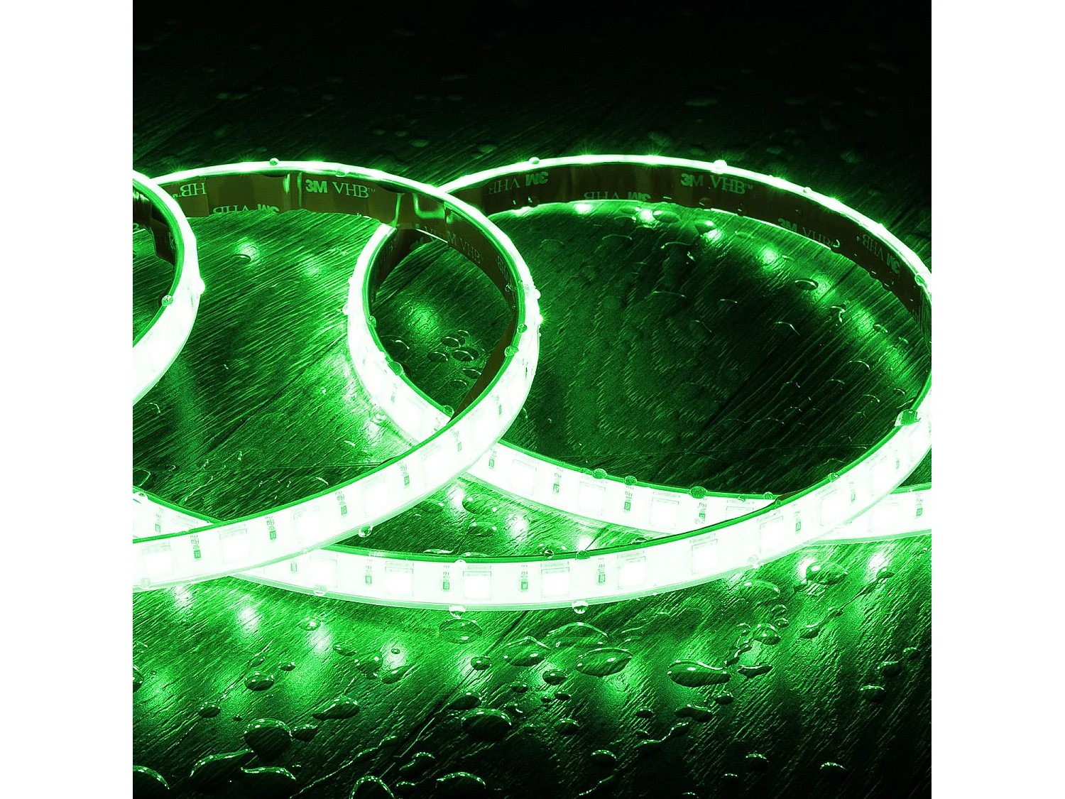 Striscia LED RGB 220 V SMD 60 LED/m 15 W/m SILICONE FLEX Larghezza 12 mm Taglio 100 cm IP67 con Telecomando 1 m