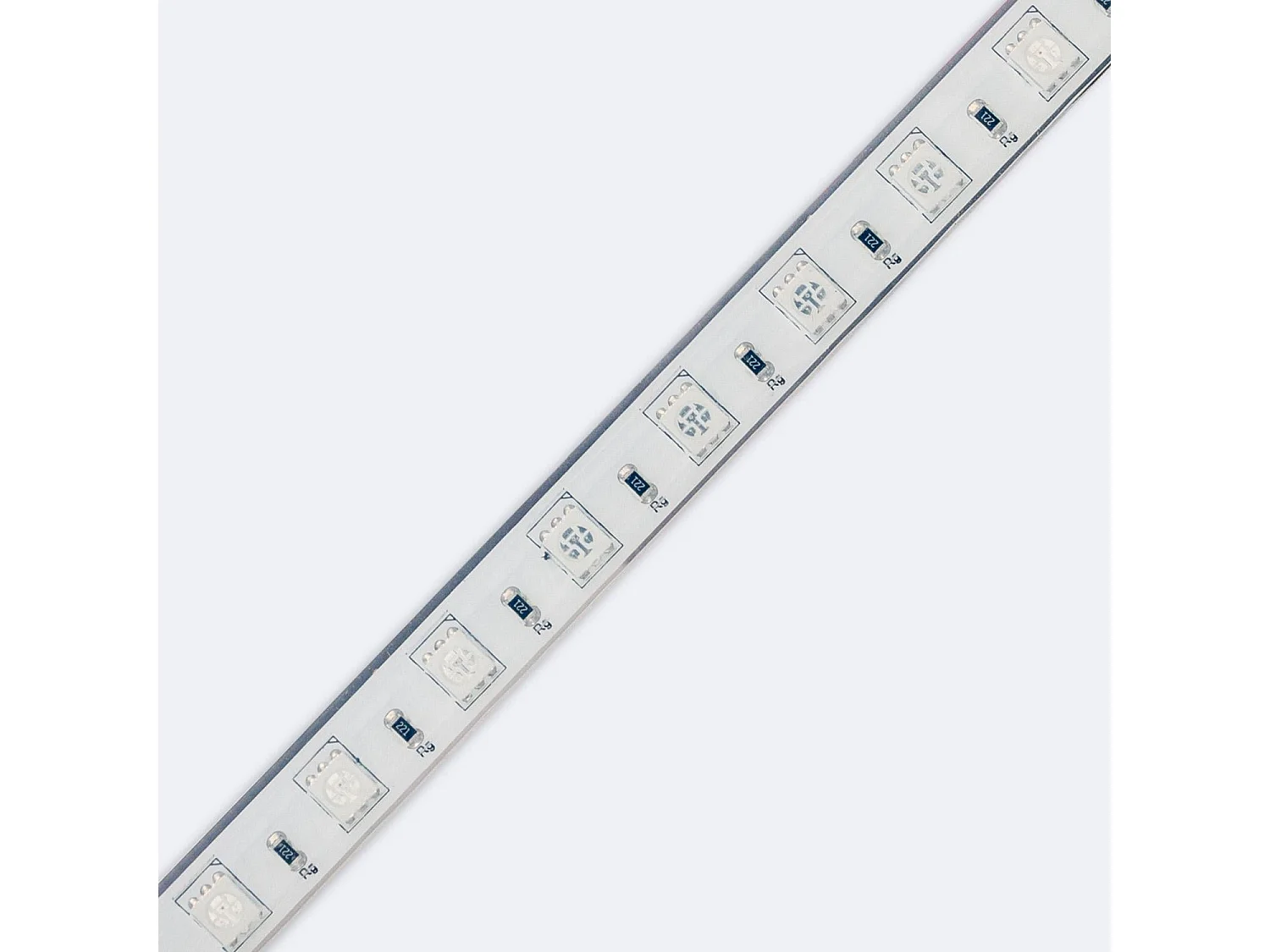 Striscia LED RGB 220 V SMD 60 LED/m 15 W/m SILICONE FLEX Larghezza 12 mm Taglio 100 cm IP67 con Telecomando 1 m