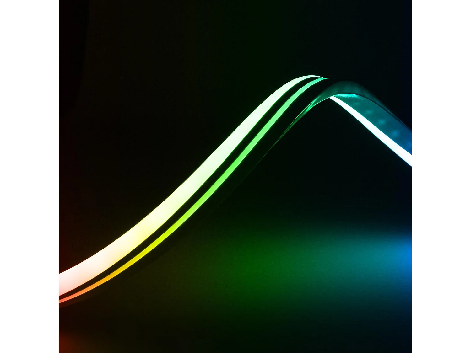 Ruban LED Néon Digital SPI 24V RGBIC 5m IP65 Kit avec Source d'Alimentation et Contrôleur RGBIC