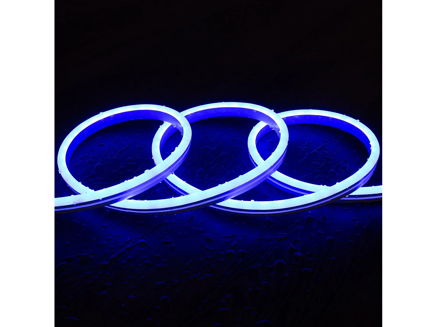 Ruban LED Néon Digital SPI 24V RGBIC 5m IP65 Kit avec Source d'Alimentation et Contrôleur RGBIC