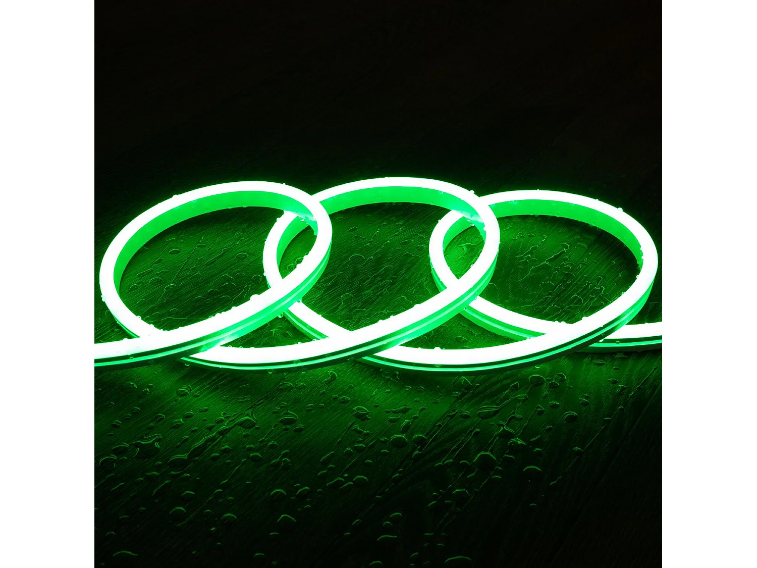 Ruban LED Néon Digital SPI 24V RGBIC 5m IP65 Kit avec Source d'Alimentation et Contrôleur RGBIC