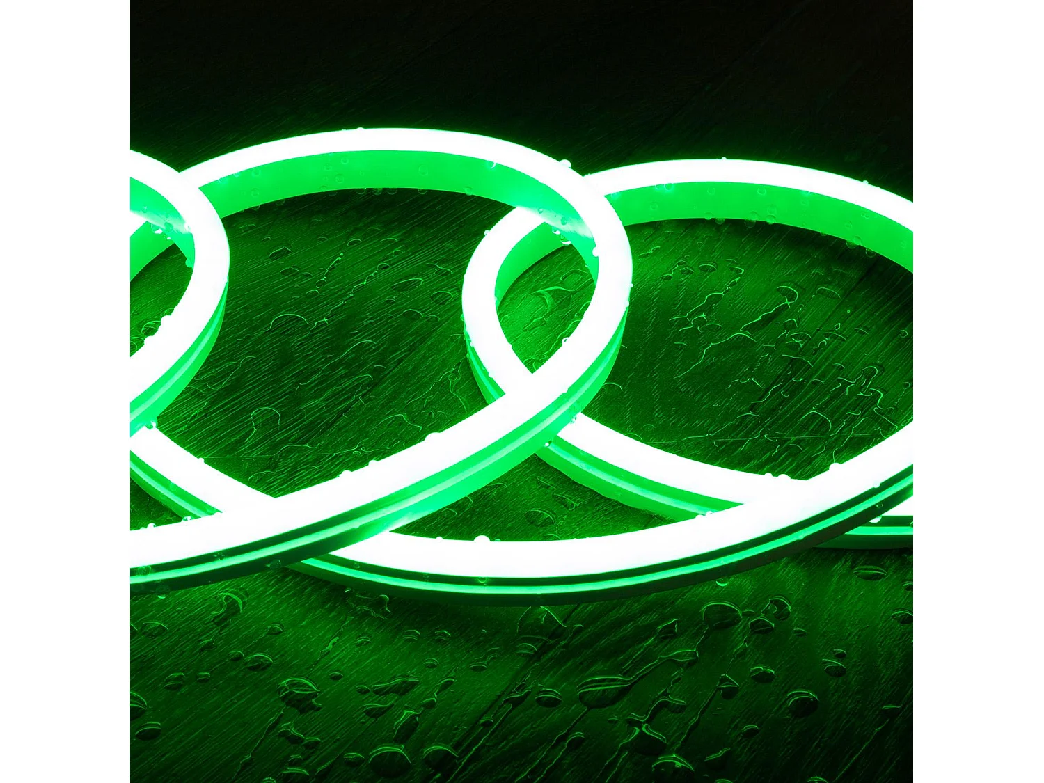 Ruban LED Néon Digital SPI 24V RGBIC 5m IP65 Kit avec Source d'Alimentation et Contrôleur RGBIC