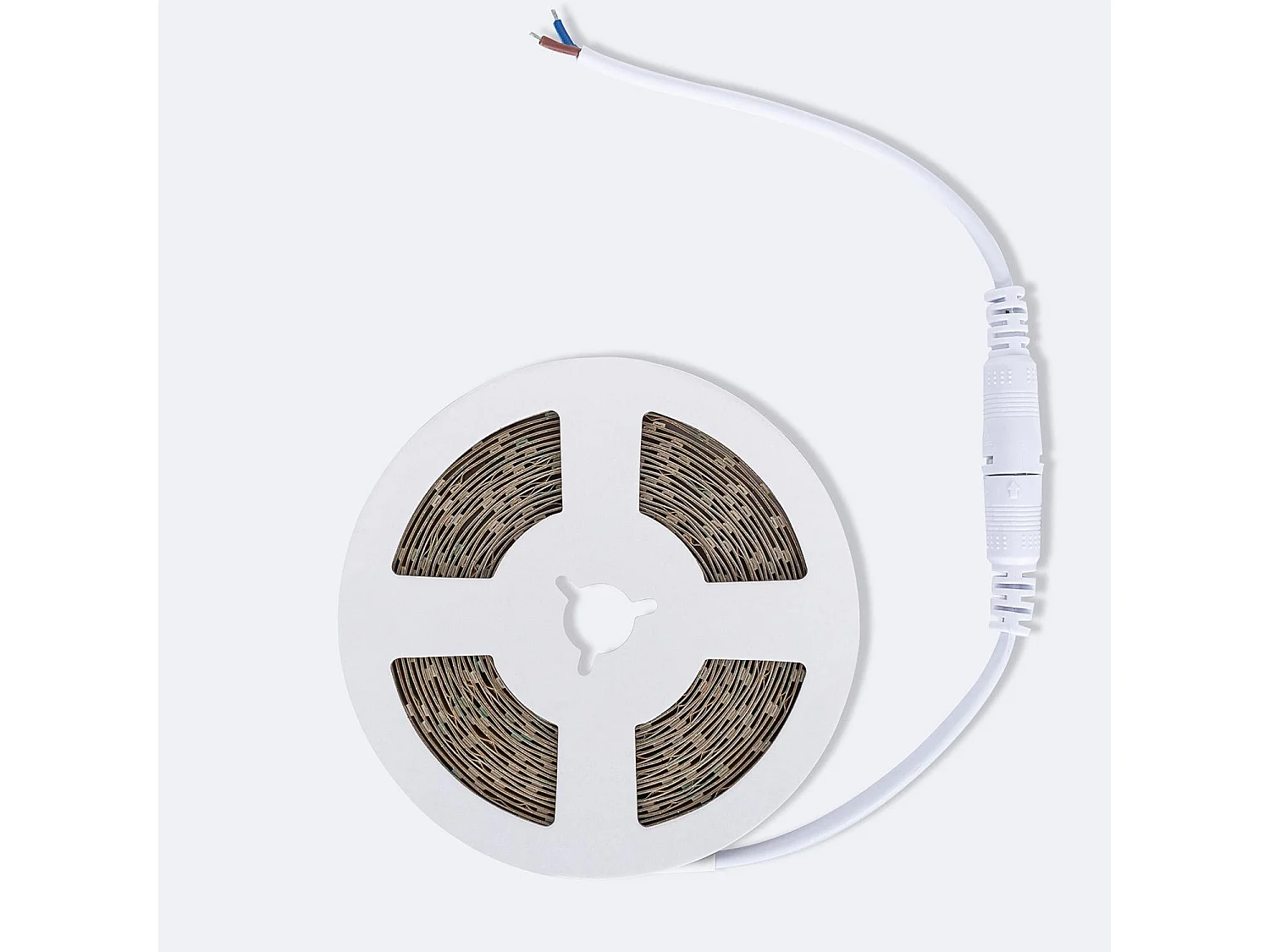 Ruban LED 12V SMD 60 LED/m 5m 5W/m 400lm/m Largeur 8mm Coupe 5cm IP20 2200K Super chaud