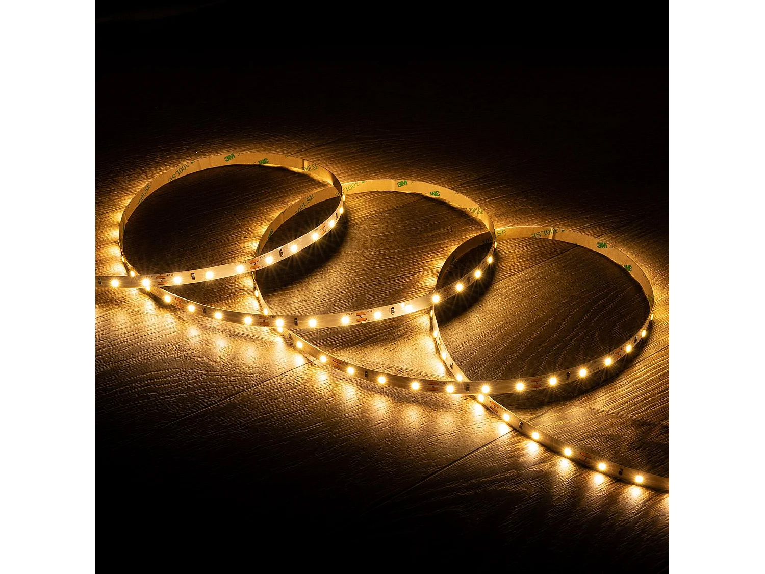 Ruban LED 12V SMD 60 LED/m 5m 5W/m 400lm/m Largeur 8mm Coupe 5cm IP20 2200K Super chaud