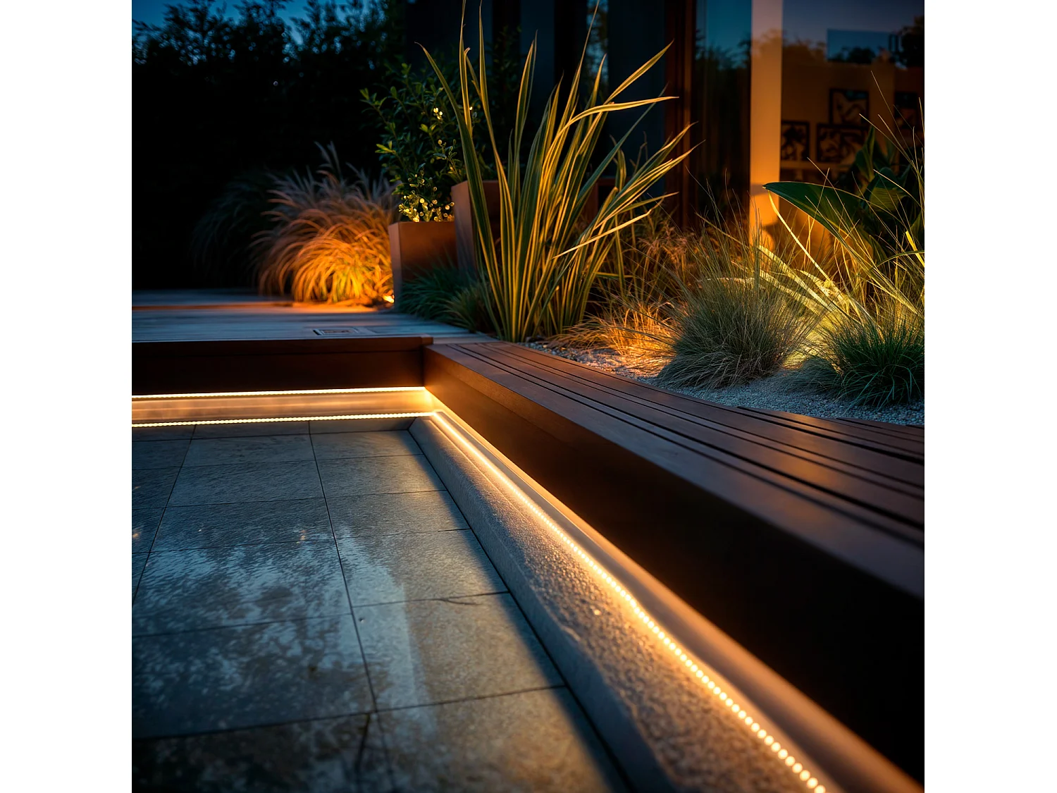 Ruban LED 12V SMD 60 LED/m 5m 5W/m 500lm/m Largeur 10mm Coupe 5cm Submersible IP68 SILICONE FLEX 2700K Blanc chaud