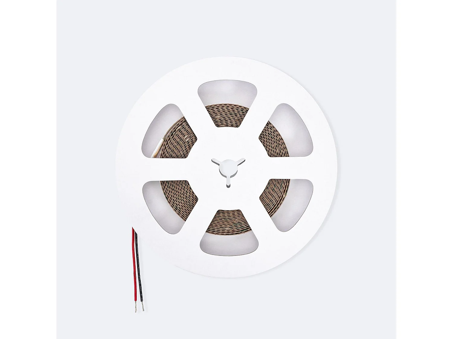 Ruban LED 24V SMD 252 LED/m 5m 12W/m 1200lm/m Largeur 8mm FreeCut IP20 CRI90 2700K Blanc chaud