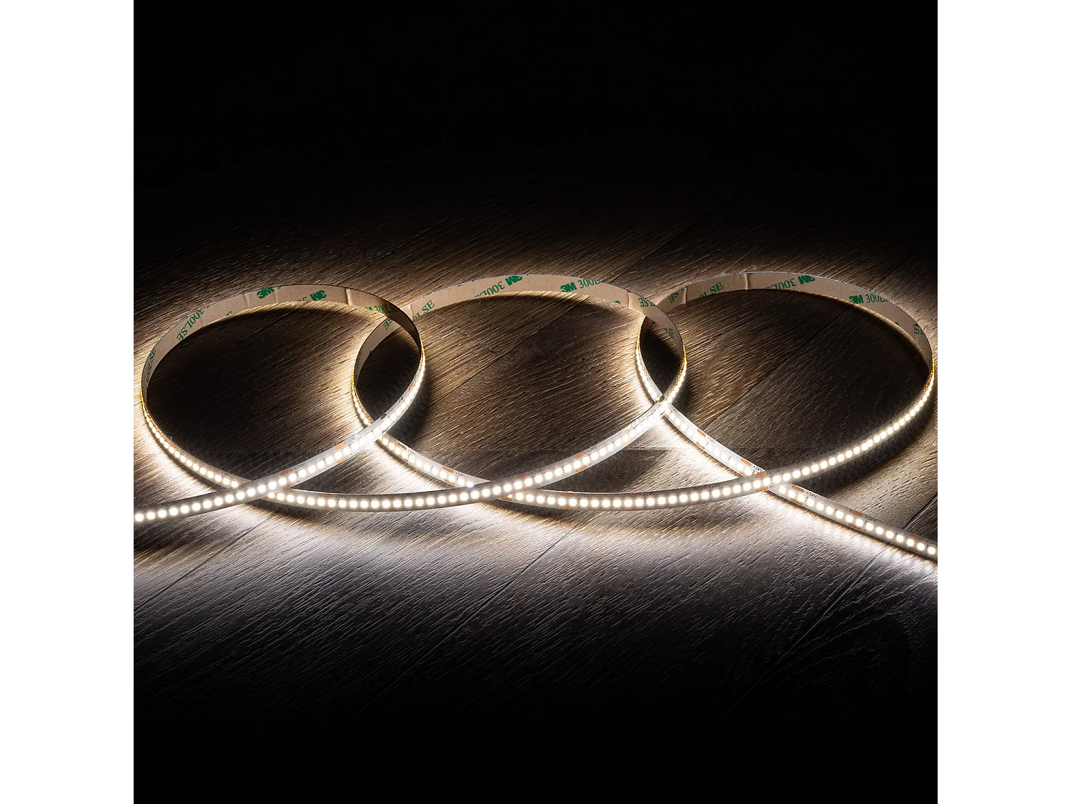 Ruban LED 24V SMD 252 LED/m 5m 12W/m 1200lm/m Largeur 8mm FreeCut IP20 CRI90 2700K Blanc chaud