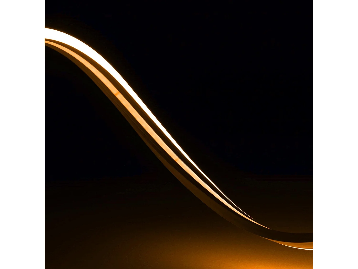 Ruban LED Néon 48V Orange 8W/m Coupe 5cm IP65 NFLEX6 Sur mesure 50 m