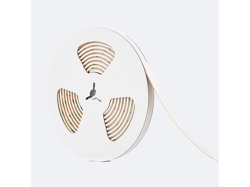 Tira LED 24V WCOB 252 LED/m 5m 12W/m 1080lm/m Ancho 10mm FreeCut IP65 CRI90 SILICONE FLEX 2200K Súper Cálido