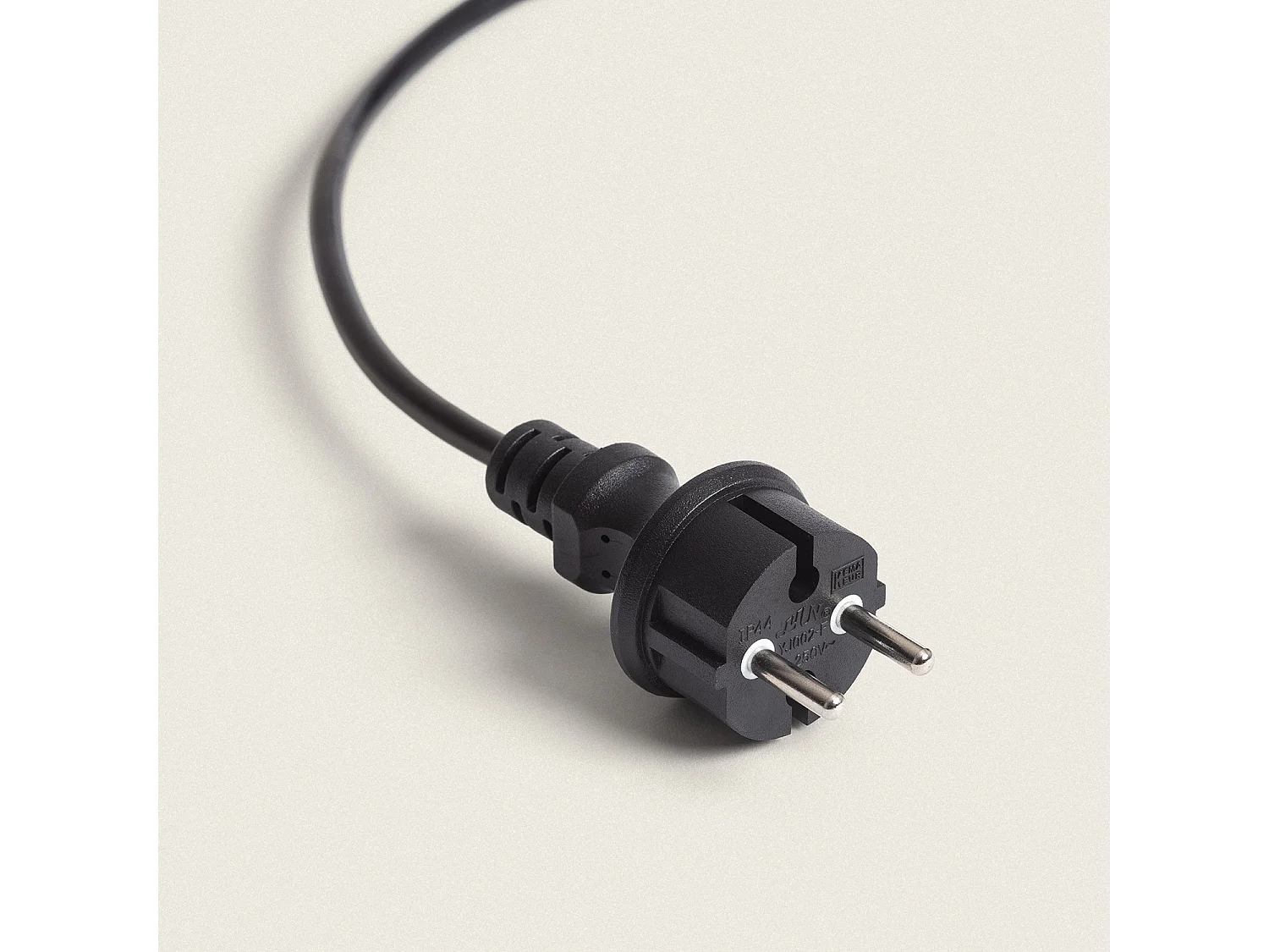 Guirnalda Luces Exterior con 10 Portalámparas B22 10m Negro IP44 Negro