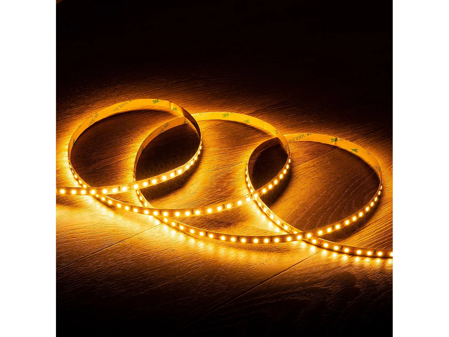 Ruban LED 12V SMD 120 LED/m 5m 10W/m 1000lm/m Largeur 8mm Coupe 2.5cm IP20 2200K Super chaud