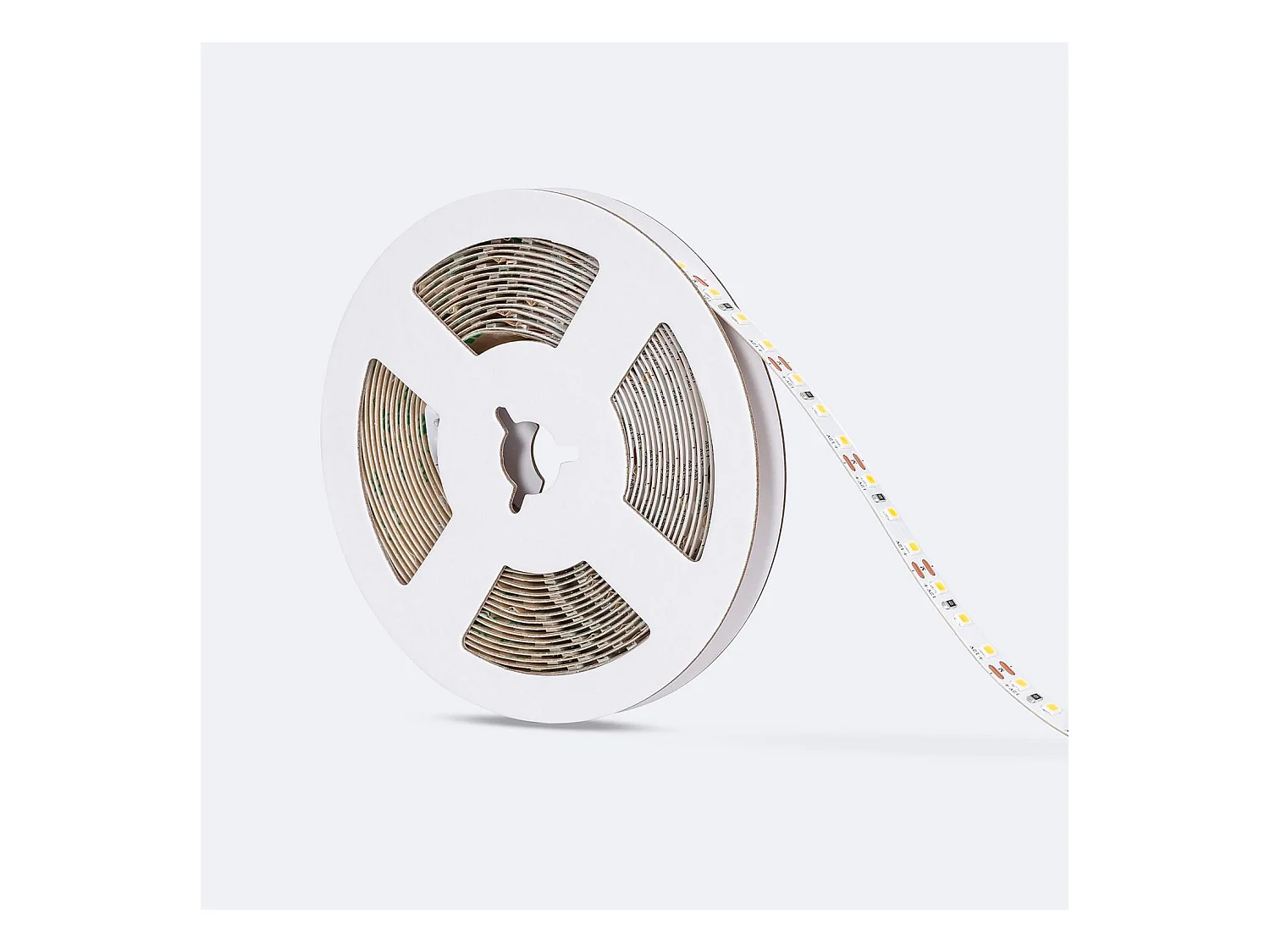Ruban LED 12V SMD 120 LED/m 5m 10W/m 1000lm/m Largeur 8mm Coupe 2.5cm IP20 2200K Super chaud
