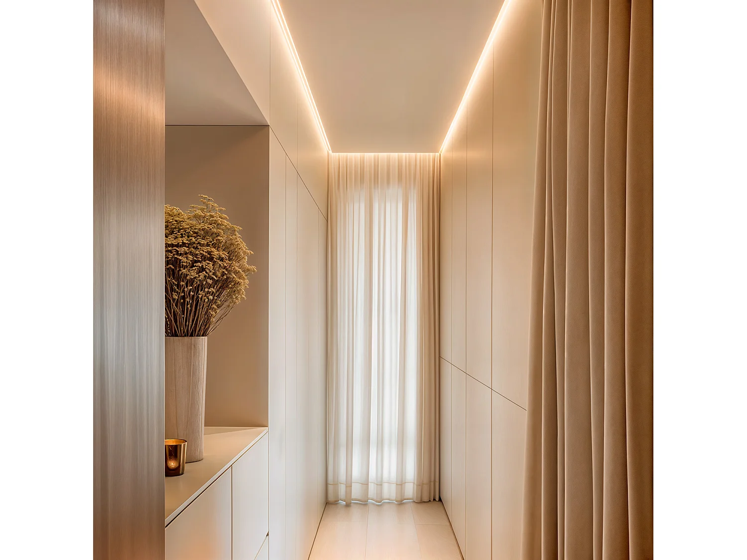 Tira LED Regulable 220V SMD 60 LED/m Blanco Neutro 5W/m 400lm/m Ancho 12mm Corte 100cm IP65 a Medida 2 m