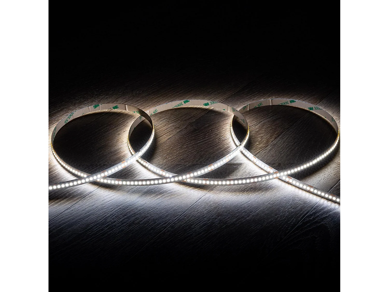 Ruban LED 24V SMD 252 LED/m 5m 12W/m 1200lm/m Largeur 8mm FreeCut IP20 CRI90 6500K Blanc froid