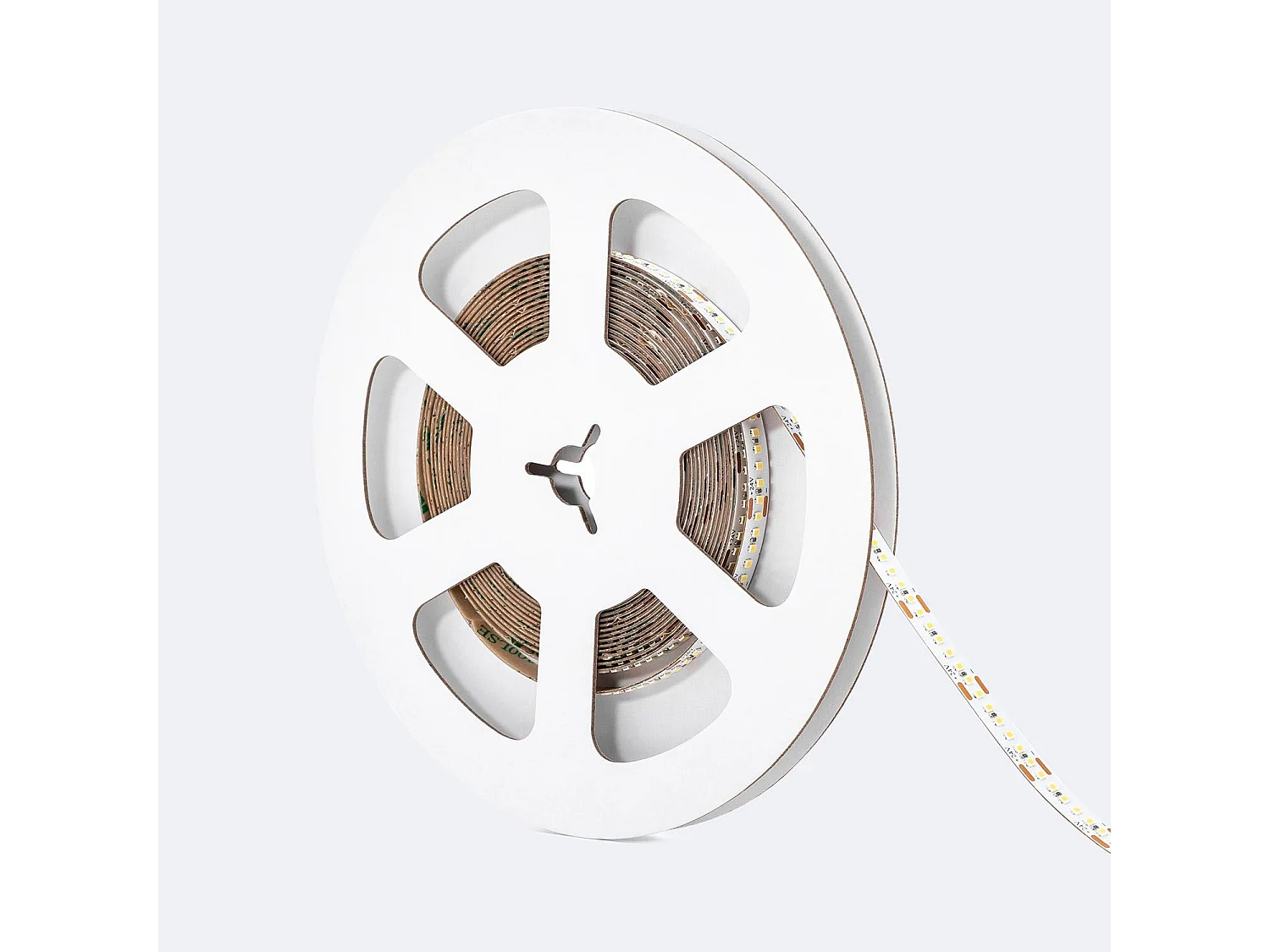 Ruban LED 24V SMD 252 LED/m 5m 12W/m 1200lm/m Largeur 8mm FreeCut IP20 CRI90 6500K Blanc froid