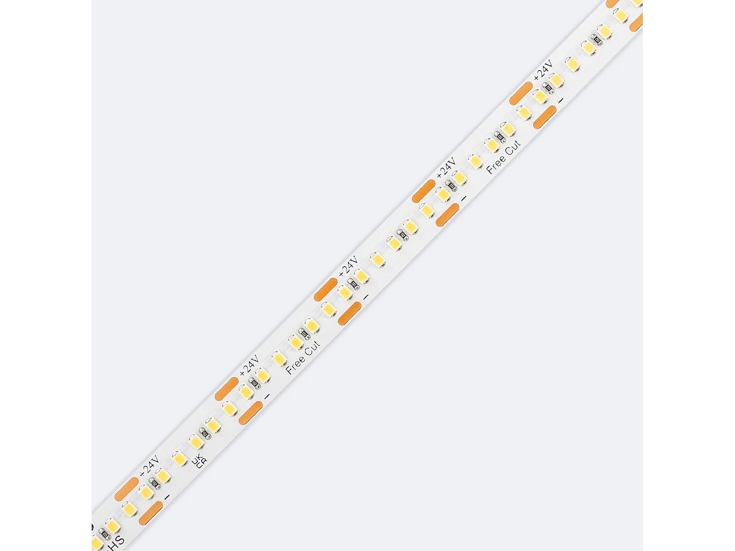 Ruban LED 24V SMD 252 LED/m 5m 12W/m 1200lm/m Largeur 8mm FreeCut IP20 CRI90 6500K Blanc froid