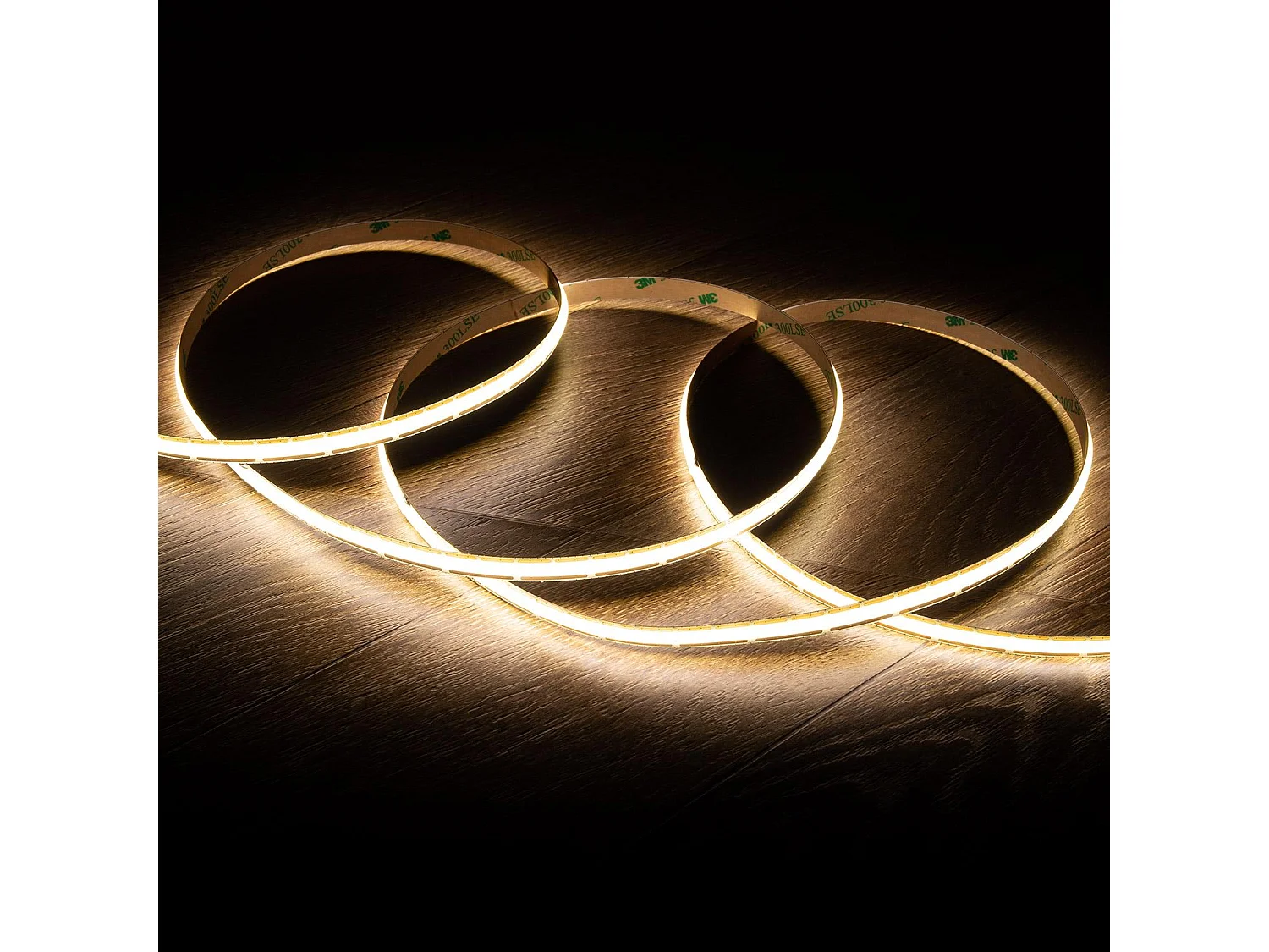 Ruban LED 12V COB 500 LED/m 5m 12W/m 960lm/m Largeur 8mm FreeCut IP20