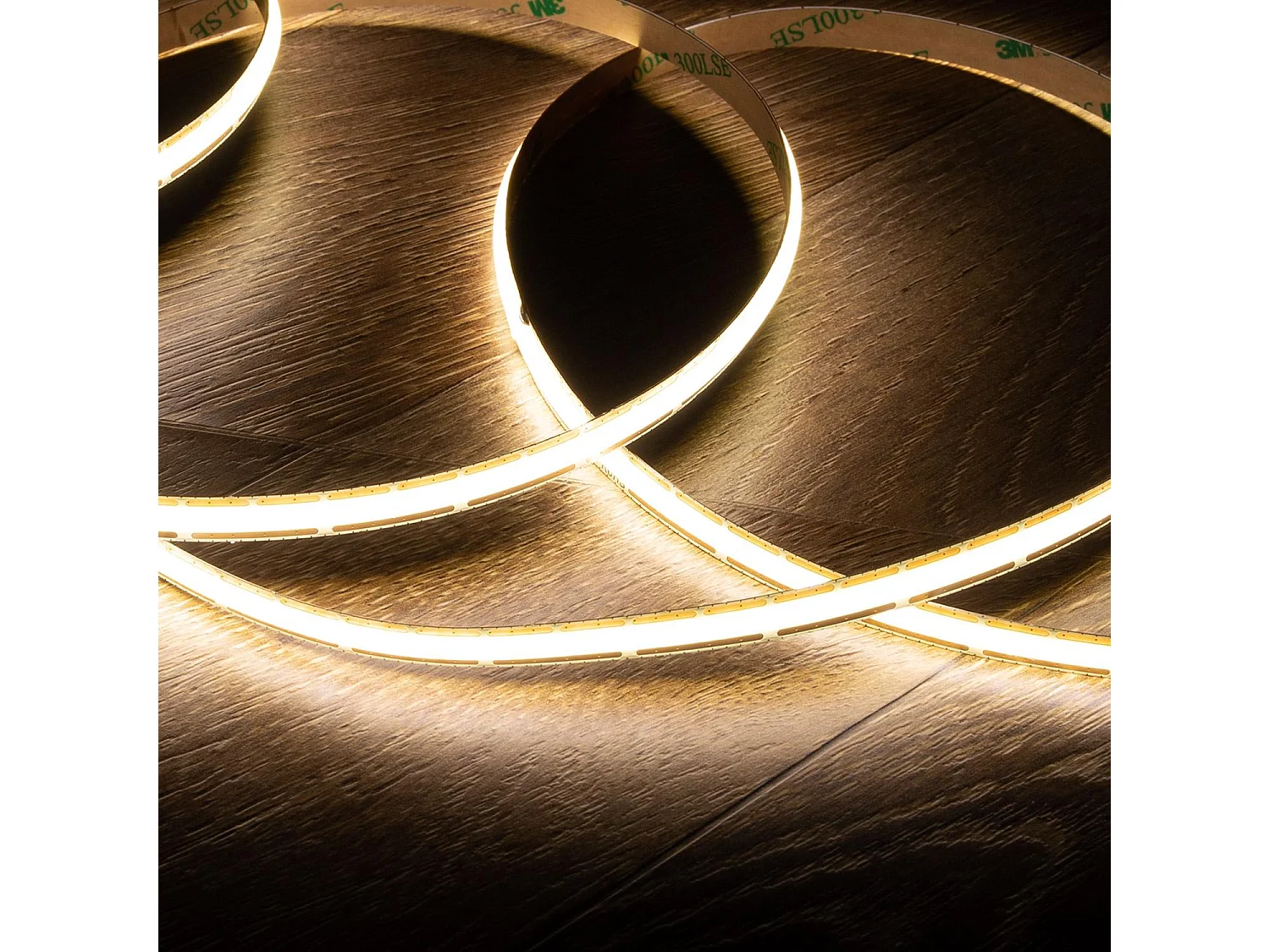 Ruban LED 12V COB 500 LED/m 5m 12W/m 960lm/m Largeur 8mm FreeCut IP20