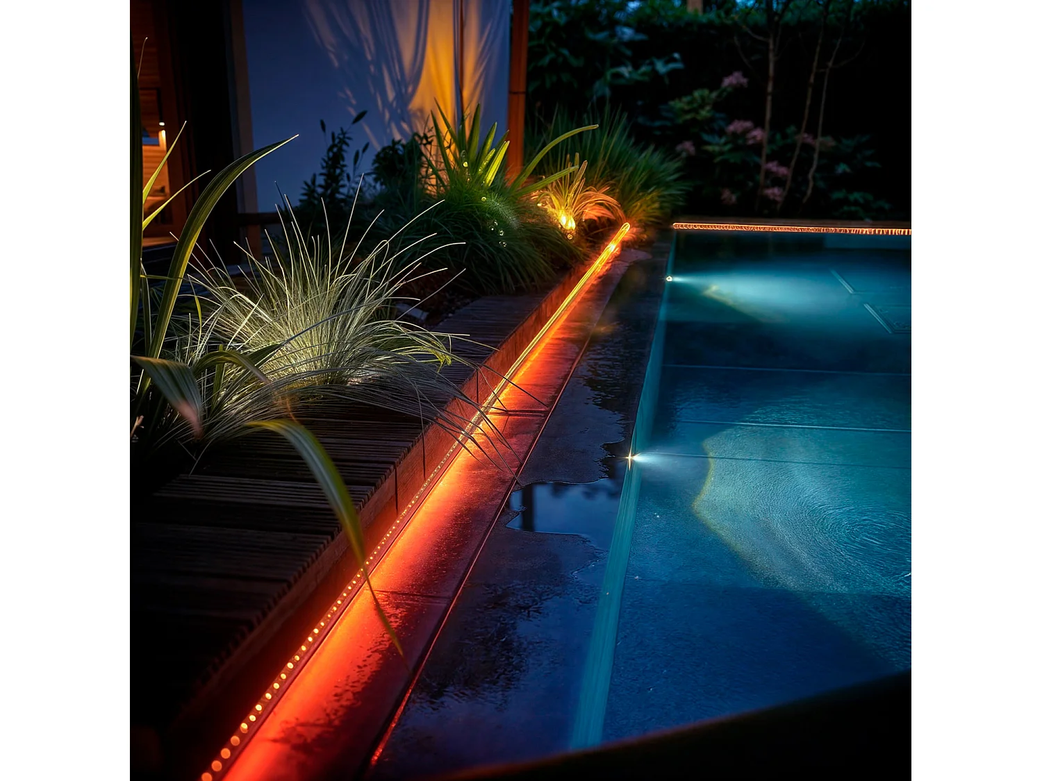 Ruban LED 12V RGB SMD 60 LED/m 5m 10W/m Largeur 12mm Coupe 5cm IP68 SILICONE FLEX RGB