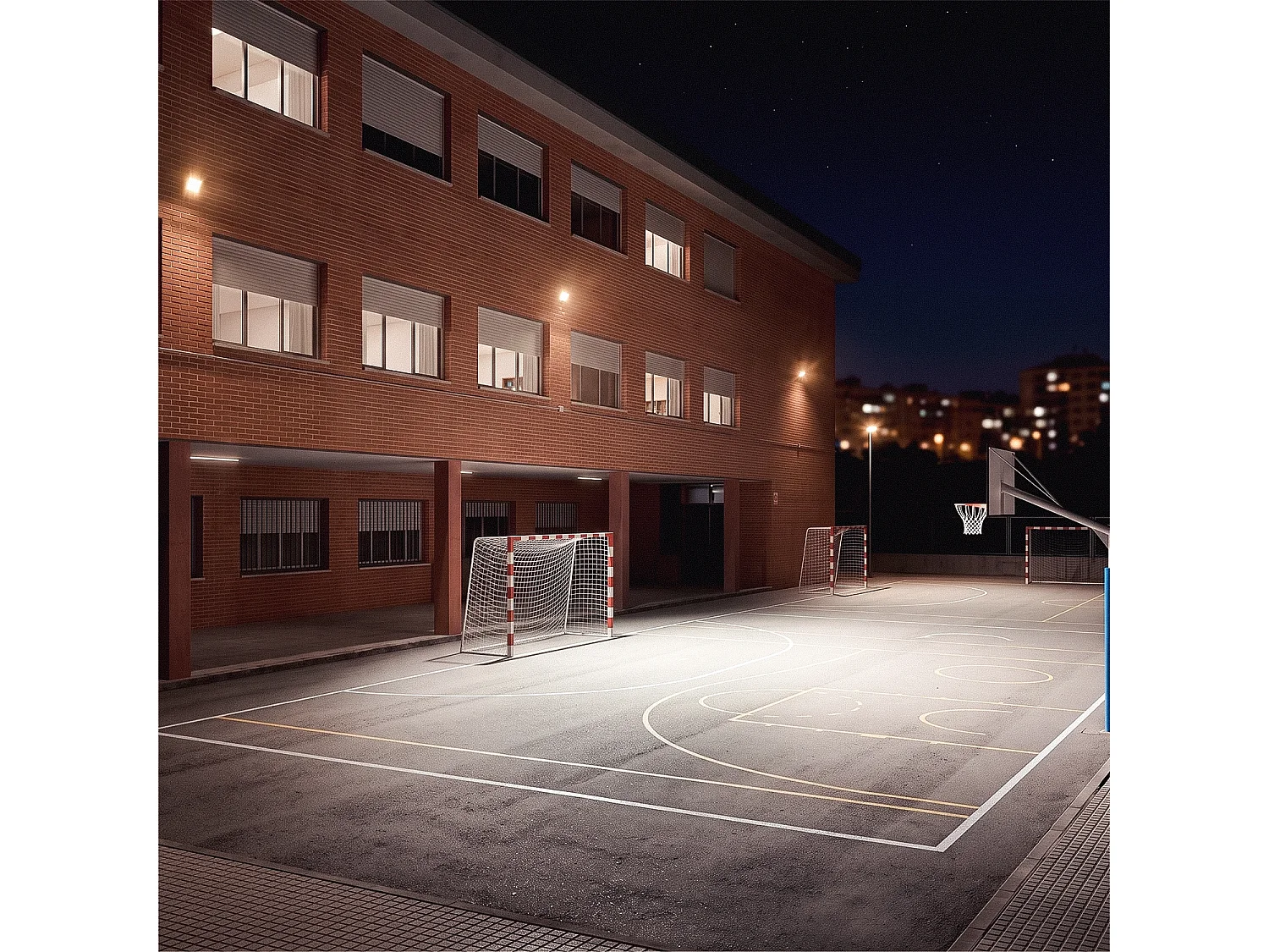 Projecteur LED 100W Dimmable TRIAC 170 lm/W IP65 ELEGANCE Slim PRO Blanc 4000K 90º Blanc neutre