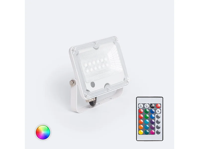 Proiettore LED 10W RGB IP65 S2 Pro con Telecomando IR  RGB