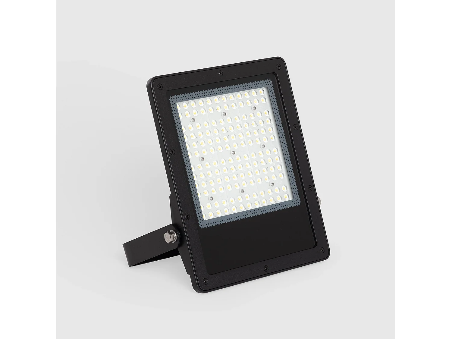 Projecteur LED 100W Dimmable TRIAC 170 lm/W IP65 ELEGANCE Slim PRO Noir 4000K Asymétrique 80ºx155º Blanc neutre