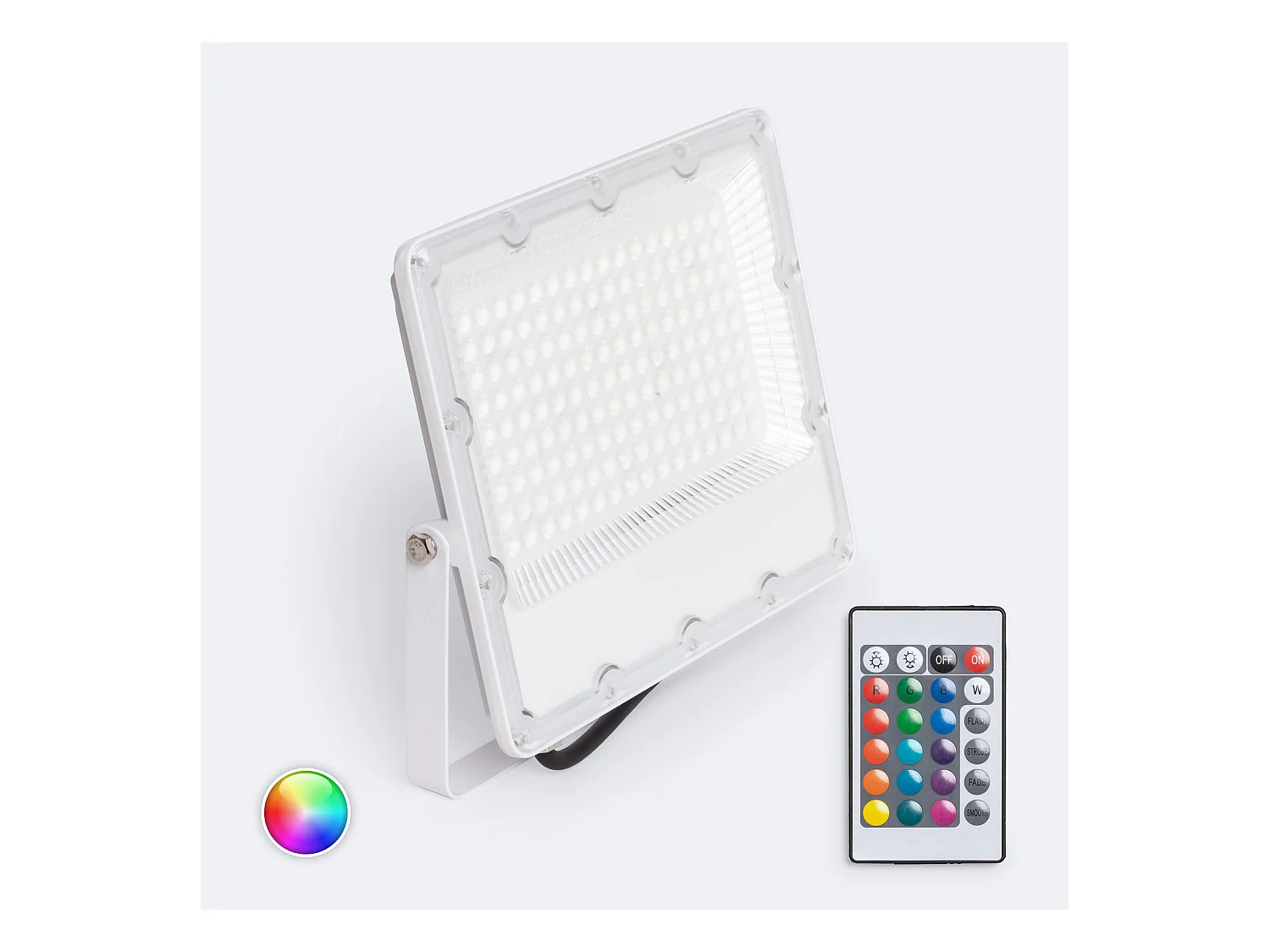 Projecteur LED 100W RGB IP65 S2 Pro avec Télécommande IR RGB