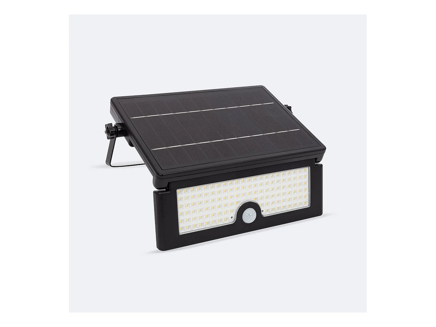 Projecteur LED Solaire 10W IP54 avec Détecteur de Mouvement PIR et Crépusculaire 4000K Blanc neutre