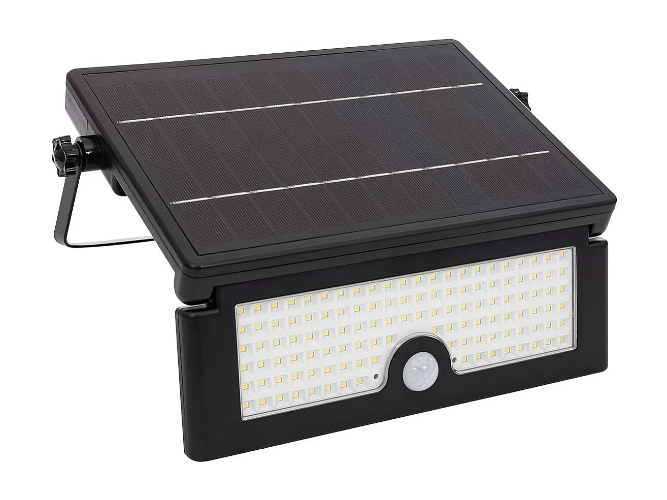 Proiettore LED Solar 10W IP54 con Sensore di Movimento PIR e Crepuscolare 4000K Bianco Naturale