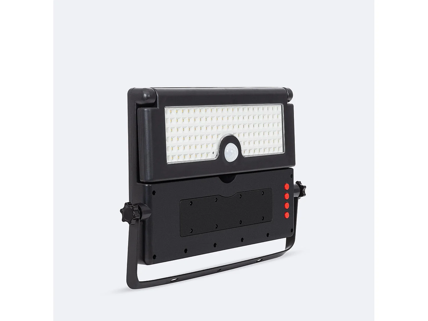 Proiettore LED Solar 10W IP54 con Sensore di Movimento PIR e Crepuscolare 4000K Bianco Naturale