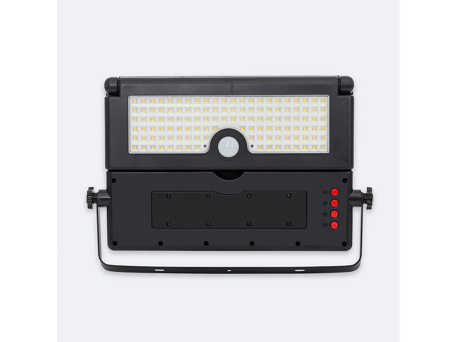 Proiettore LED Solar 10W IP54 con Sensore di Movimento PIR e Crepuscolare 4000K Bianco Naturale