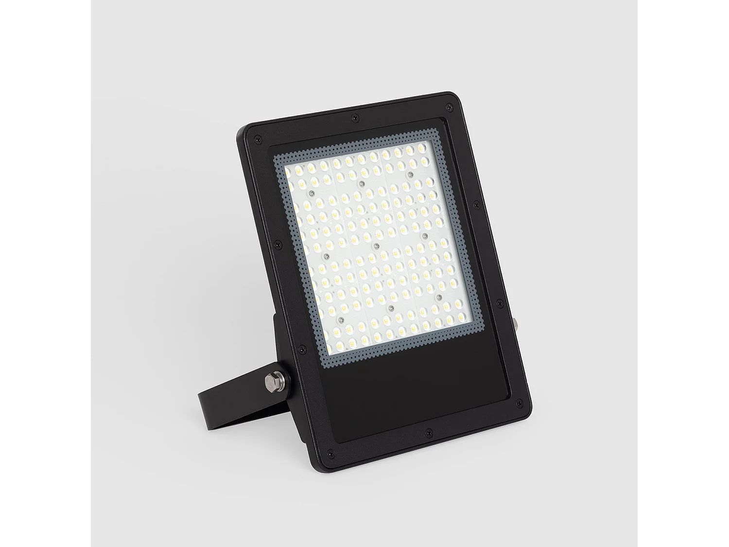 Projecteur LED 100W Dimmable TRIAC 170 lm/W IP65 ELEGANCE Slim PRO Noir 3000K 90º Blanc chaud