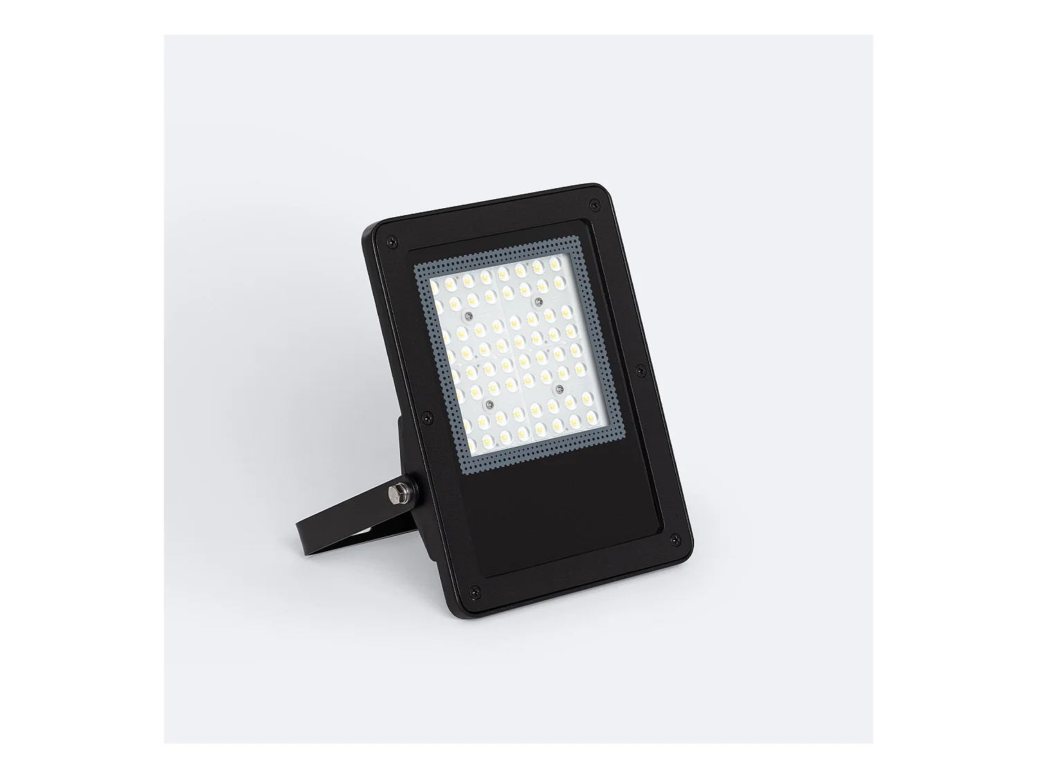 Proiettore LED 50W Regolabile 0-10V 170 lm/W IP65 ELEGANCE Slim PRO Nero Bianco Caldo 30º 3000K