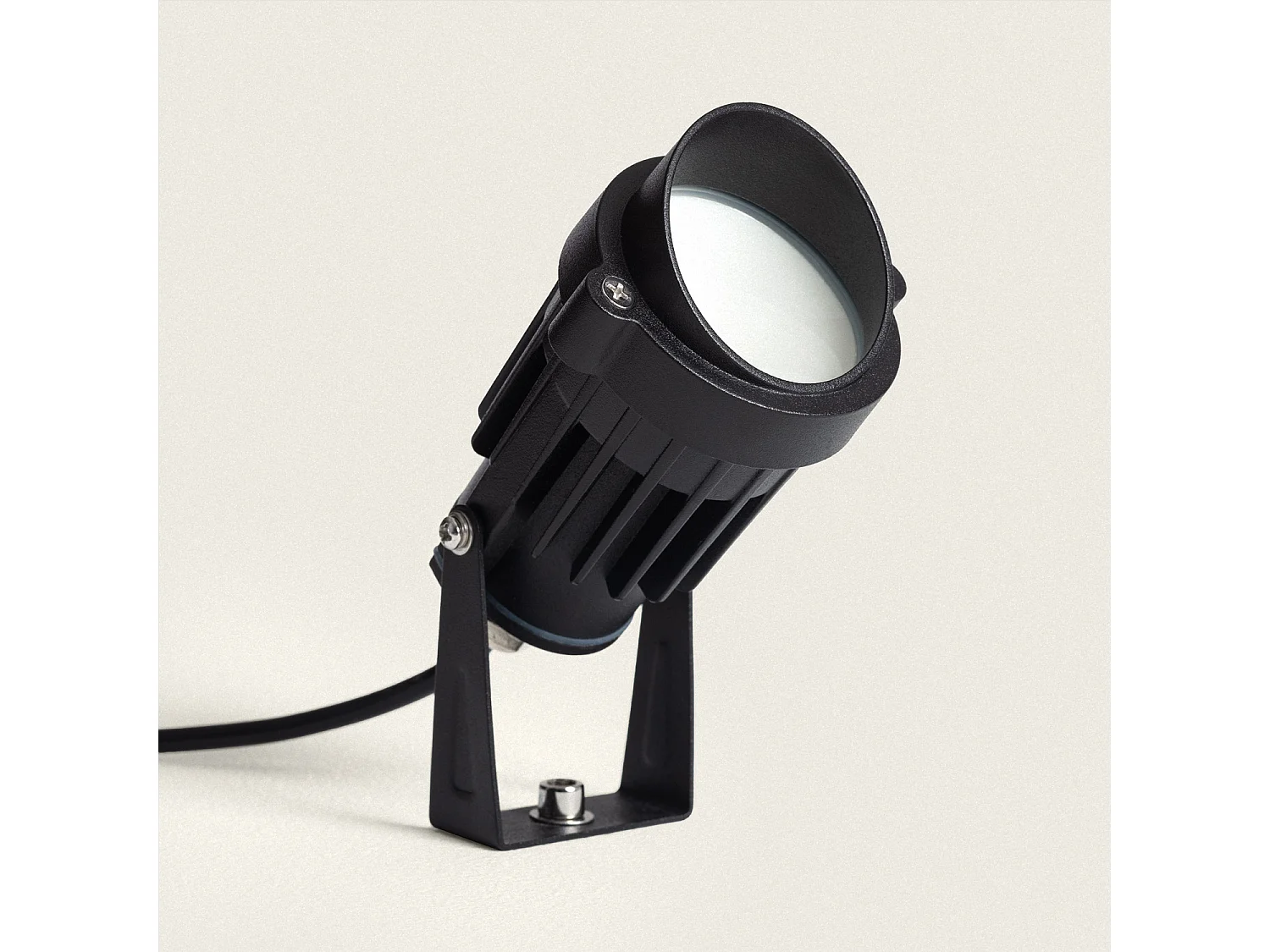 Spot LED Extérieur 6W sur Piquet Palm EasyFit 12V Noir