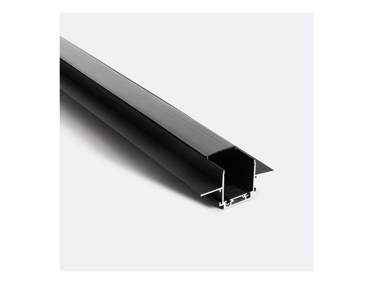 Rail Magnétique 25mm Extra-Plat Encastrable 48V 1m Blanc