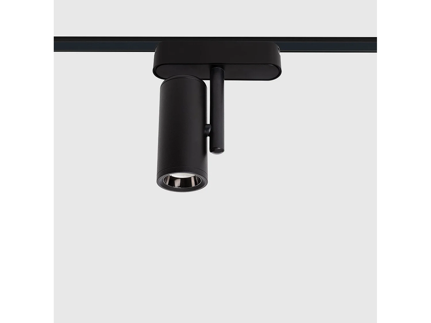 Spot LED sur Rail Magnétique 25mm Extra-Plat 8W Quartz 48V Noir 4000K Blanc neutre