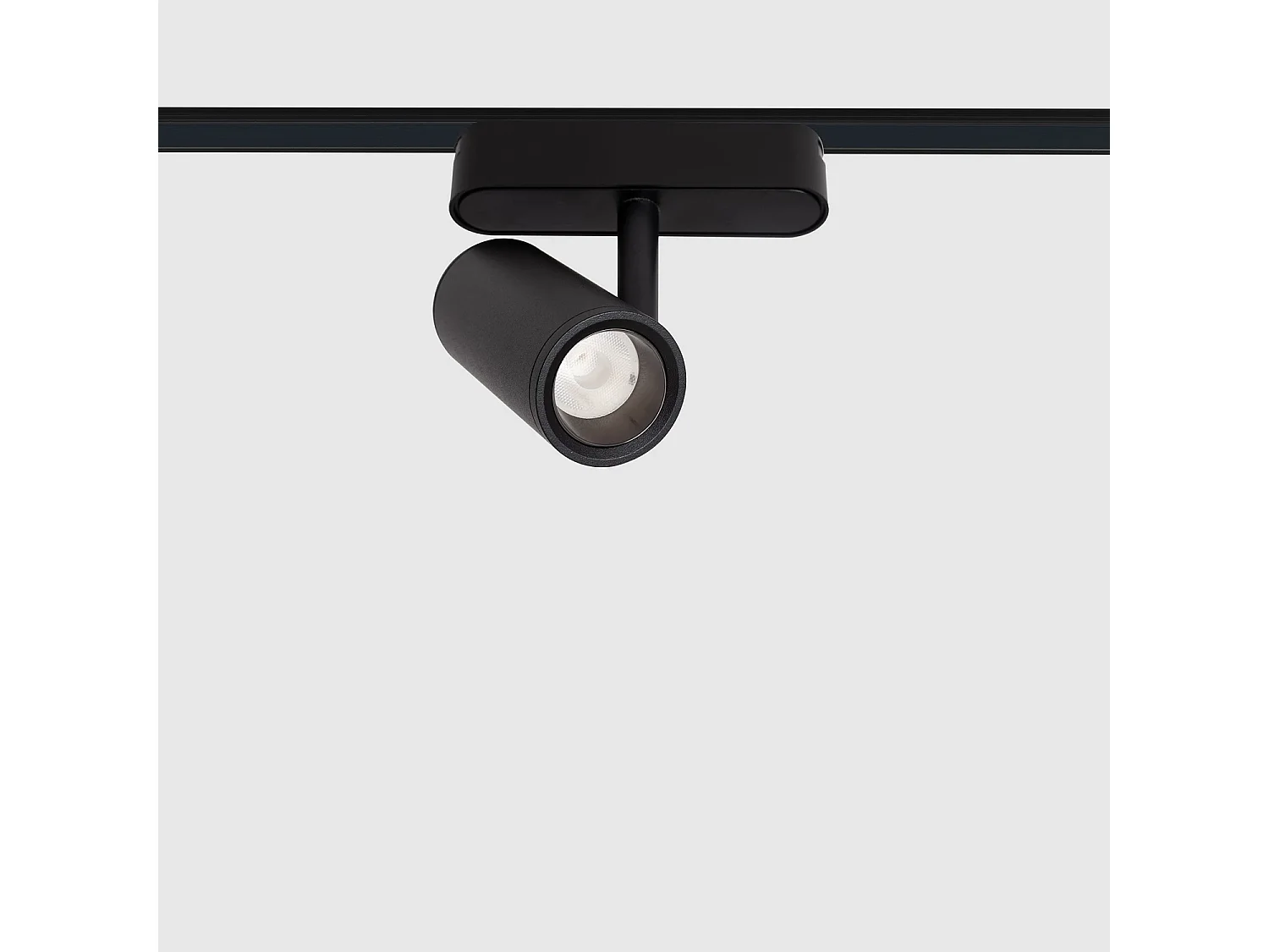 Spot LED sur Rail Magnétique 25mm Extra-Plat 8W Quartz 48V Noir 4000K Blanc neutre