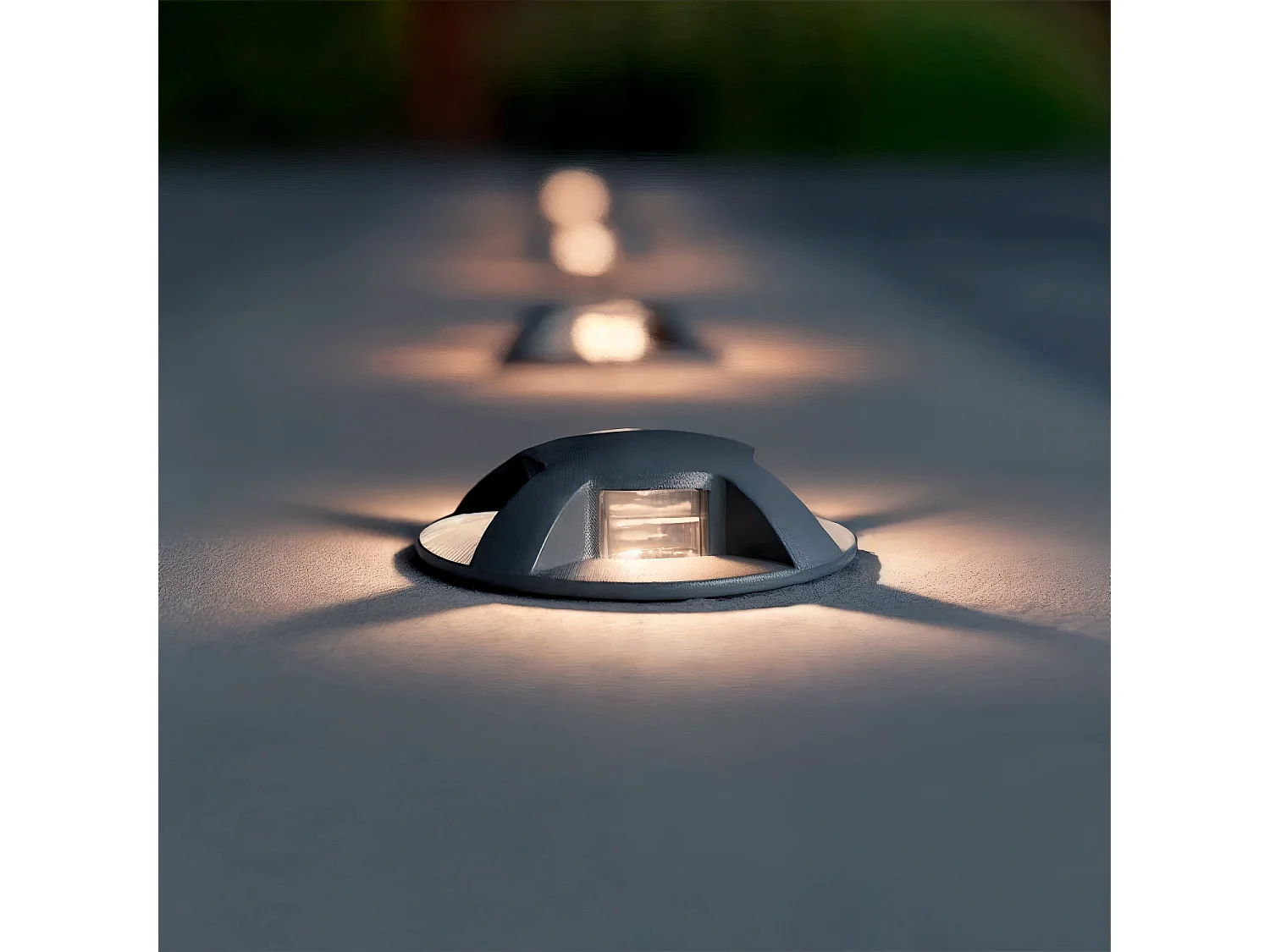 Baliza Exterior LED 1W Empotrable Suelo Letso 4L Gris 2700K Blanco Cálido