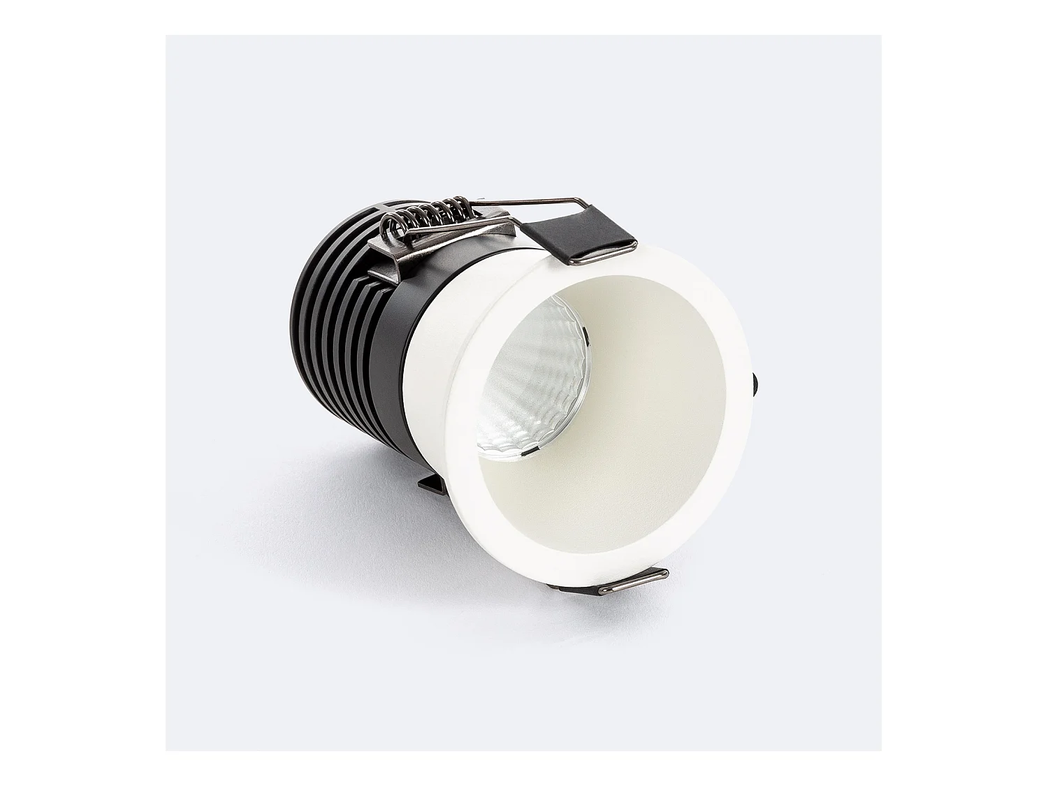 Spot Downlight LED 7W Rond MINI Dimmable Dim to Warm Coupe Ø 55 mm Blanc