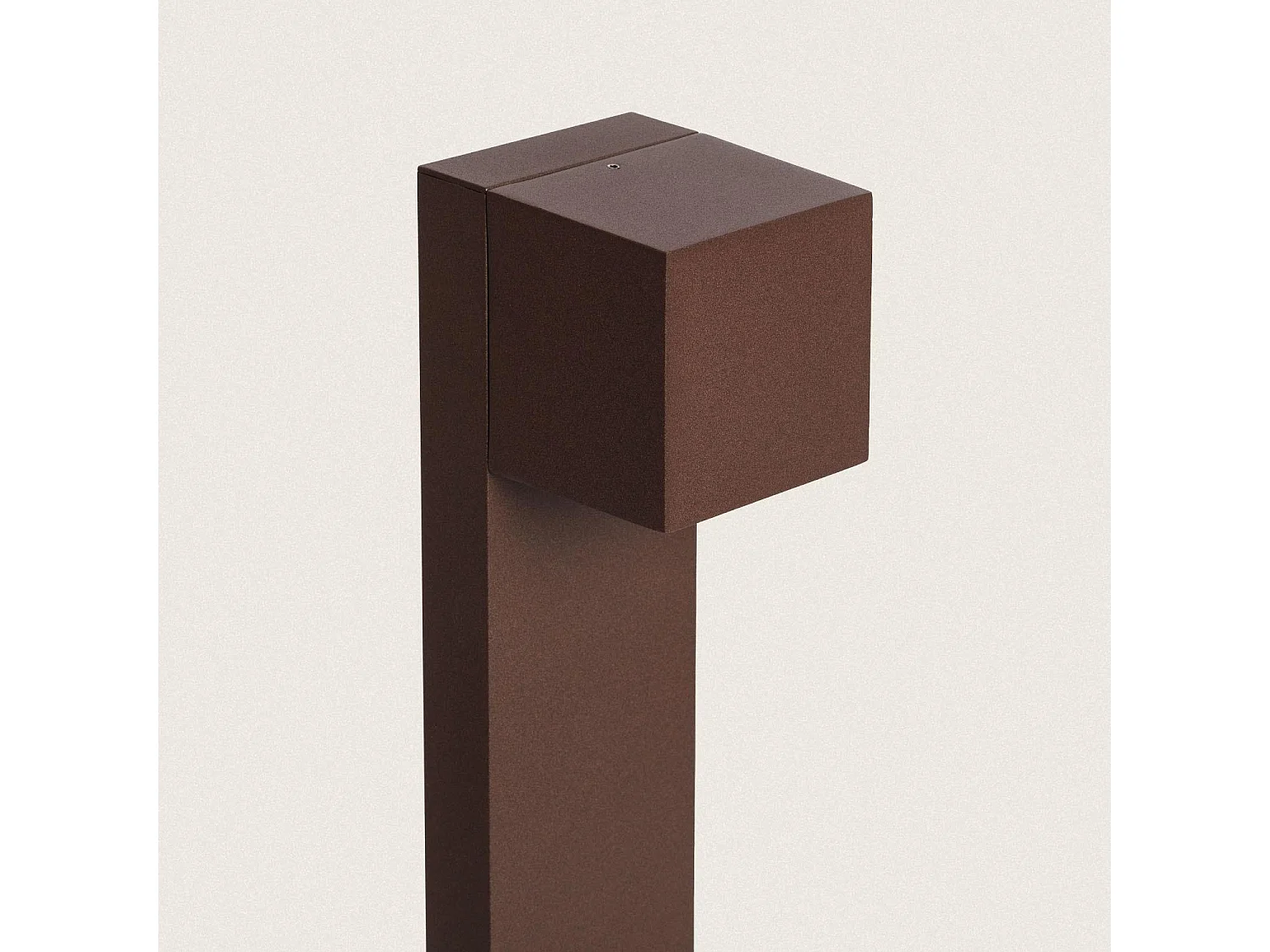 Balise LED Extérieure 10W Aluminium en Saillie sur Pied 80cm Iridix Rouille