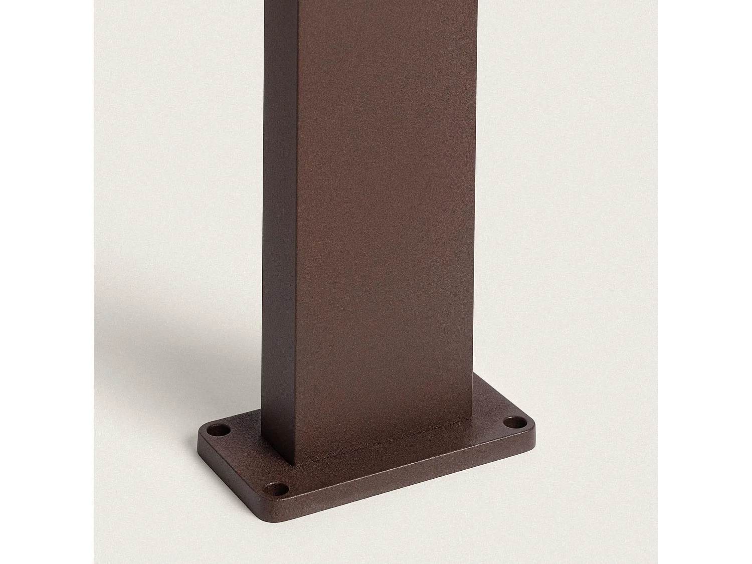 Balise LED Extérieure 10W Aluminium en Saillie sur Pied 80cm Iridix Rouille