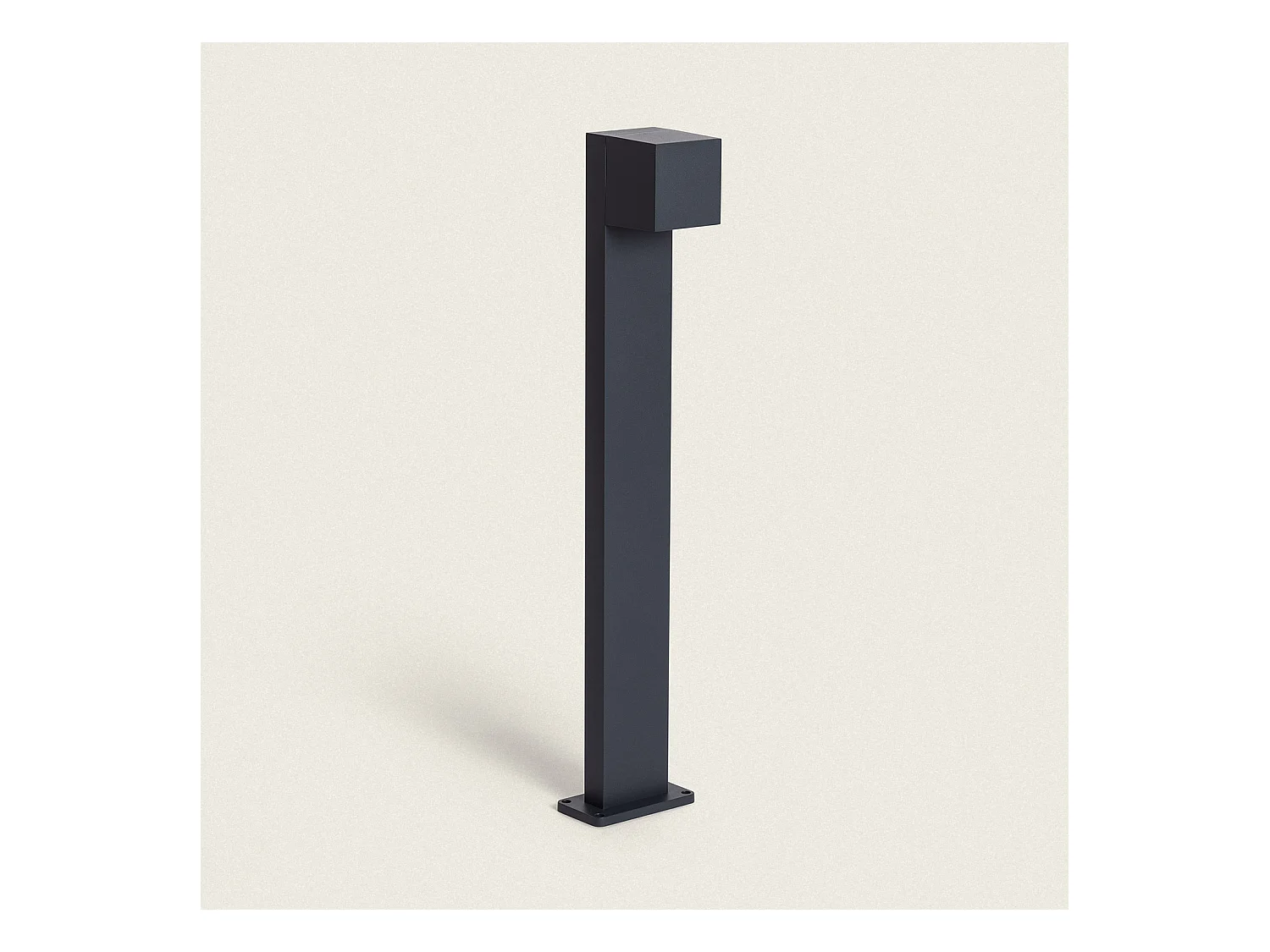 Balise LED Extérieure 10W Aluminium en Saillie sur Pied 80cm Iridix Rouille