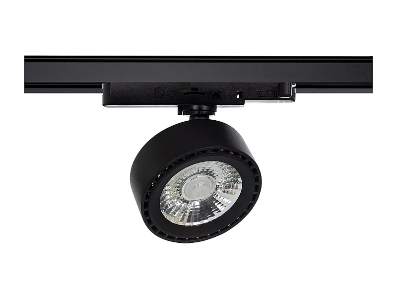 Spot LED sur Rail Triphasé 20W Onuba CCT Sélectionnable Noir 3000K - 4000K - 6000K Sélectionnable (chaud-neutre-froid)