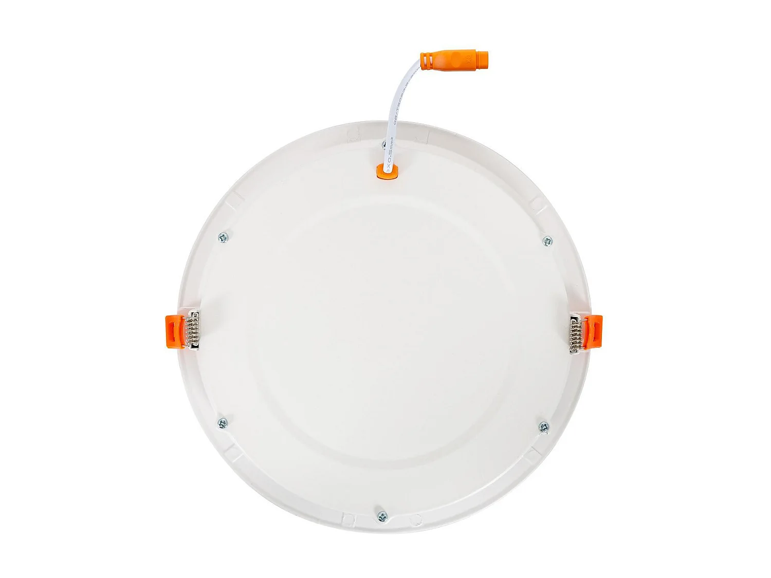 Dalle LED 20W Ronde CCT Sélectionnable Microprismatique  Coupe Ø 205 mm No Flicker 2700K - 4000K - 6000K Sélectionnable (chaud-neutre-froid)