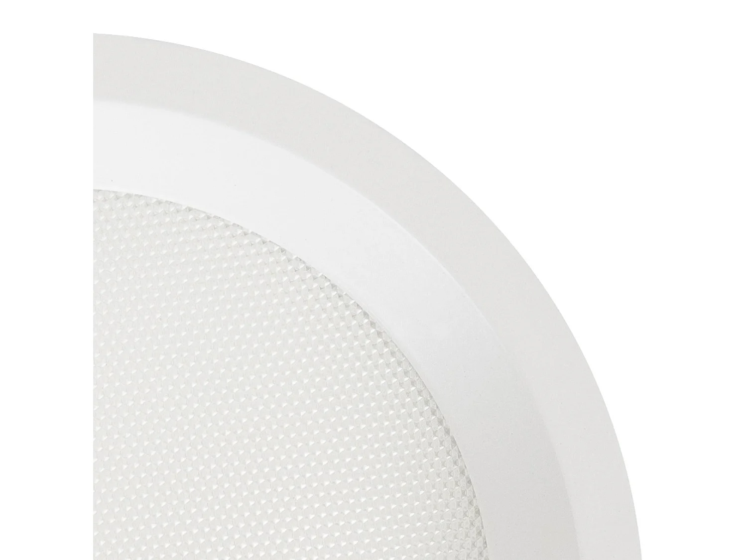Dalle LED 20W Ronde CCT Sélectionnable Microprismatique  Coupe Ø 205 mm No Flicker 2700K - 4000K - 6000K Sélectionnable (chaud-neutre-froid)