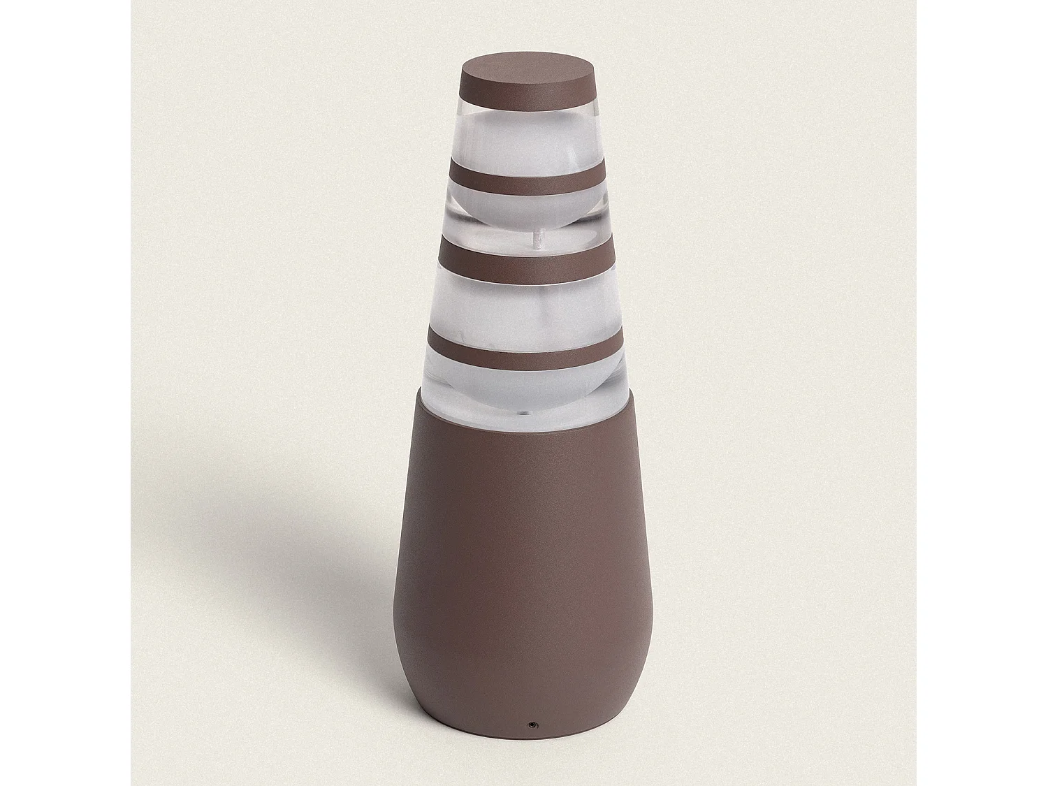 Baliza Exterior LED 8W Superficie Pie 38cm Double-Dareh Gris Oscuro