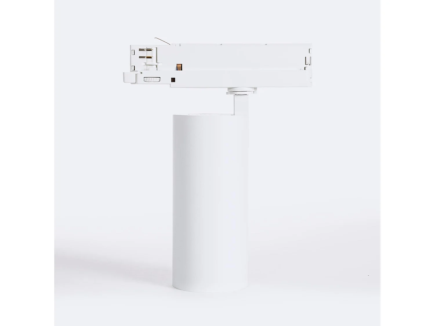Spot LED sur Rail Triphasé 40W Carlo CCT Sélectionnable Blanc 4000K - 5000K - 6000K Sélectionnable
