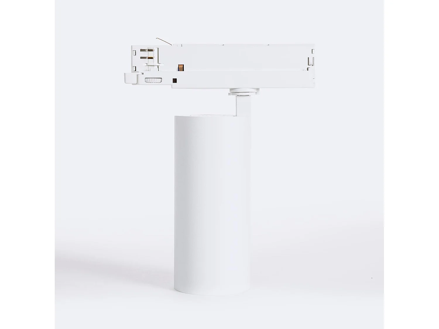 Spot LED sur Rail Triphasé 40W Carlo CCT Sélectionnable Blanc 4000K - 5000K - 6000K Sélectionnable