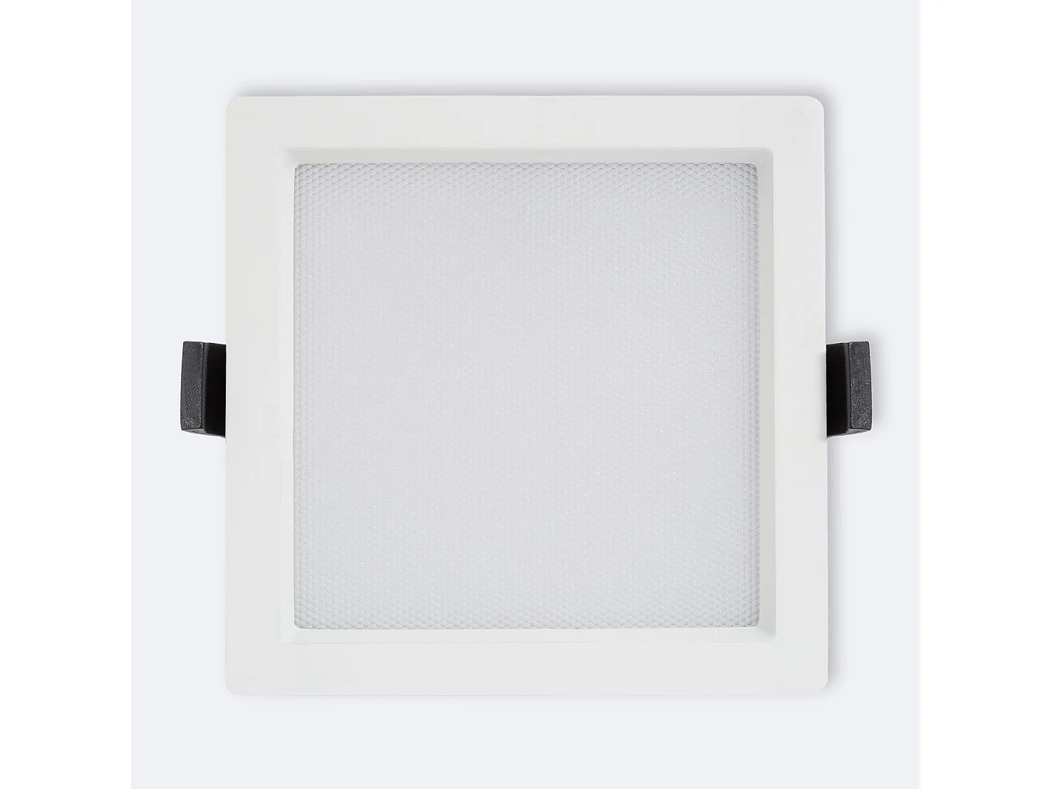 Pannello Downlight LED 24W Quadrato Regolabile Dim To Warm Foro 135x135mm Bianco